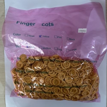 Bao ngón tay cao su có đai – Chống tĩnh điện có điện trở bề mặt: 10^6 đến 10^9 Ohm