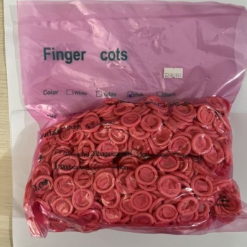 Bao ngón tay cao su có đai – Chống tĩnh điện có điện trở bề mặt: 10^6 đến 10^9 Ohm