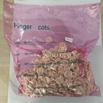 Bao ngón tay cao su có đai – Chống tĩnh điện có điện trở bề mặt: 10^6 đến 10^9 Ohm