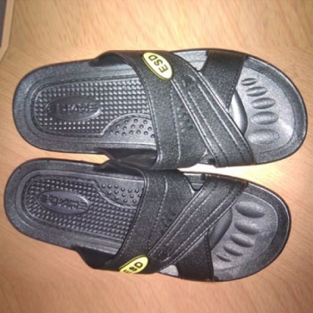 Dép Chống Tĩnh Điện PVC Đen