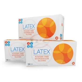 Găng tay cao su không bột phủ Polymer 9″ – Hãng ASAP