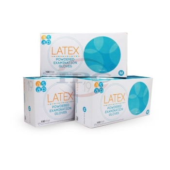 Găng tay cao su Latex có bột 9″ – Hãng ASAP