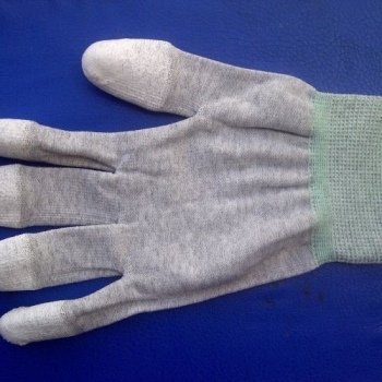 Găng tay Carbon phủ PU đầu ngón – Chống Tĩnh Điện