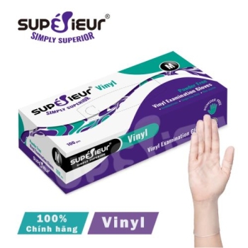 Găng tay y tế Vinyl không bột – Superieur
